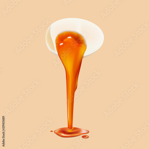 Salted egg yolk dripping.