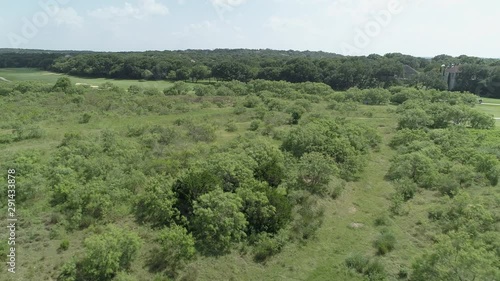 Texas Hill Country Creek-Suburban Rural Landscape