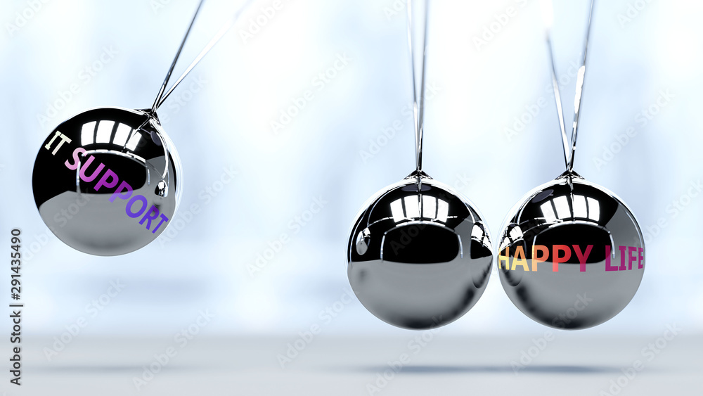 It support makes happy life, helps to achieve success in professional job and personal life, brings positive values, satisfaction and allow people to live a better life, 3d illustration It support makes happy life, helps to achieve success in professional job and personal life, brings positive values, satisfaction and allow people to live a better life, 3d illustration