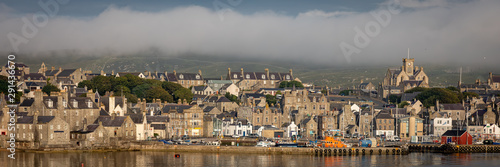 Lerwick, the capital of The Shetland Isles, Scotland.