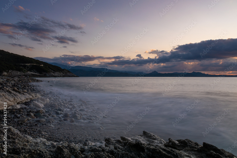Obraz premium Dreamy sunset blue hour