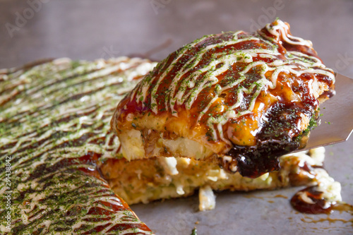 Картината върху платно お好み焼き Okonomiyaki