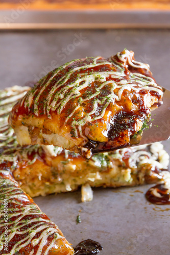 Obraz na plátně お好み焼き Okonomiyaki