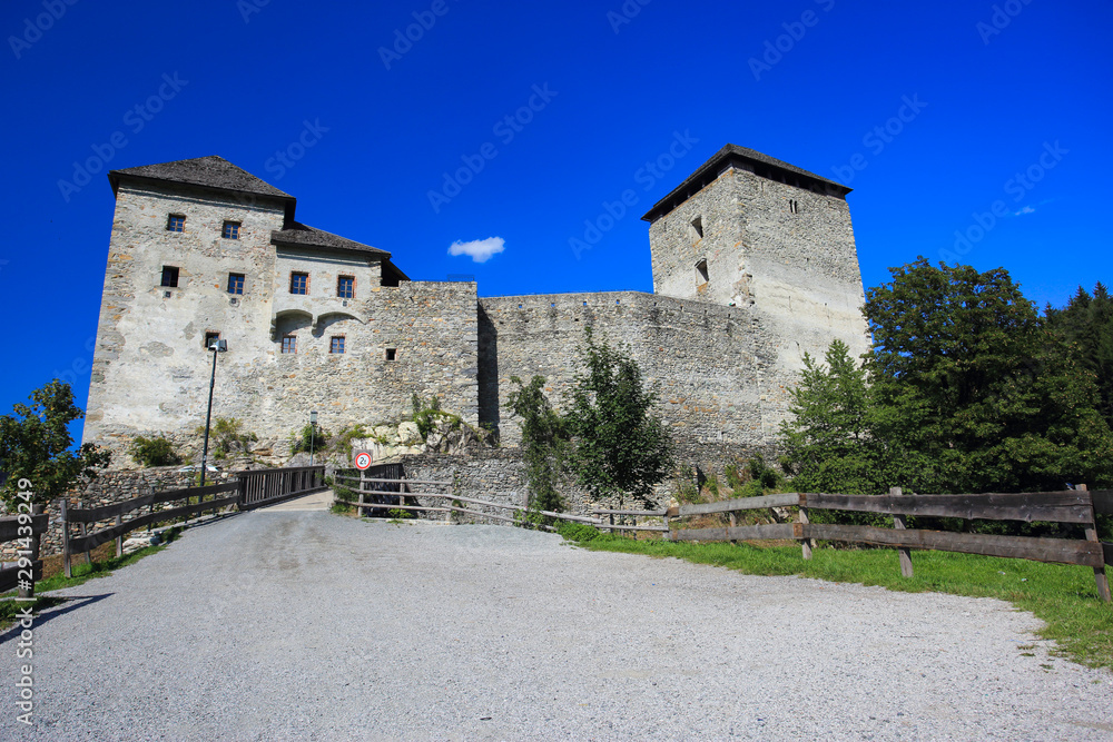 medieval kaprun castle in austrian alps, sate of salzburg