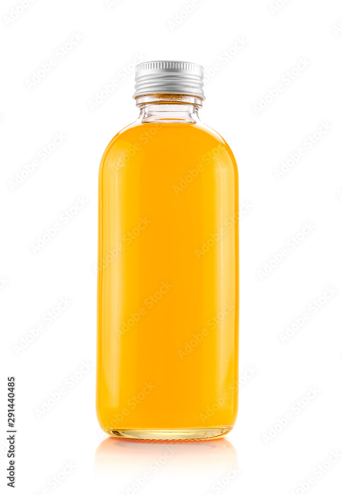blank packaging orange juice in glass bottle for beverage product design mock-up blank packaging orange juice in glass bottle for beverage product design mock-up