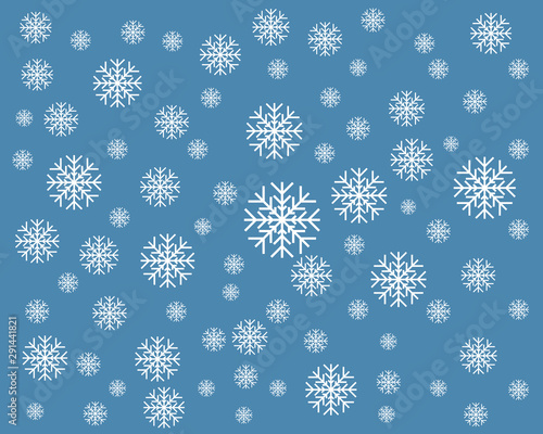 Hintergrund mit Schneeflocken