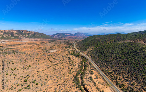 Arid and desolate Karoo region in South Africa. photo