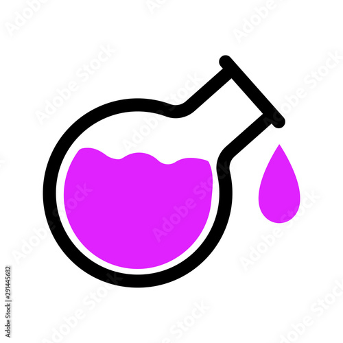 Colorant vector icon. sulfate illustration symbol. additive logo.