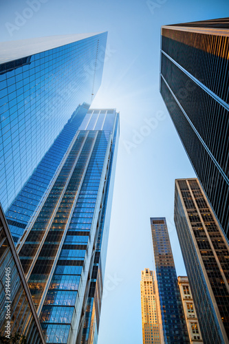 Photography Skyscrapers skyline in New York City, the USA