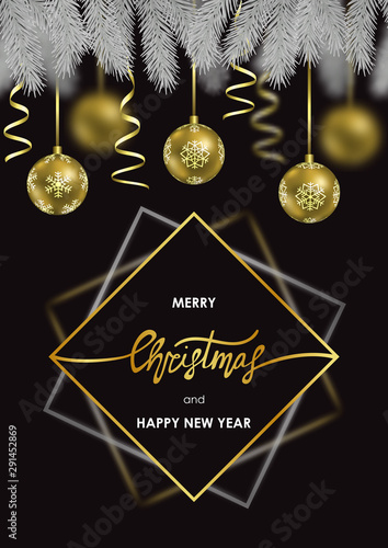 Merry Christmas and Happy New Year Card