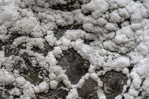 Salzkristalle Steinsalz an einem Salzstock © Eberhard