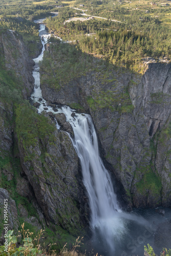 Wasserfall Langzeitbelichtung in Norwegen