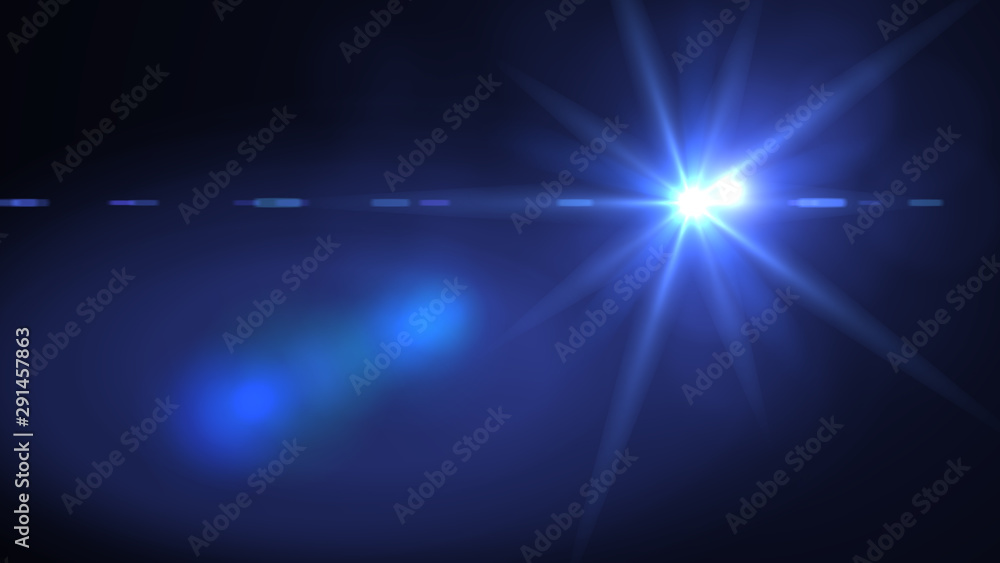 Lens Flare light over Black Background. Easy to add overlay or screen filter over Photos. Lens Flare light over Black Background. Easy to add overlay or screen filter over Photos.