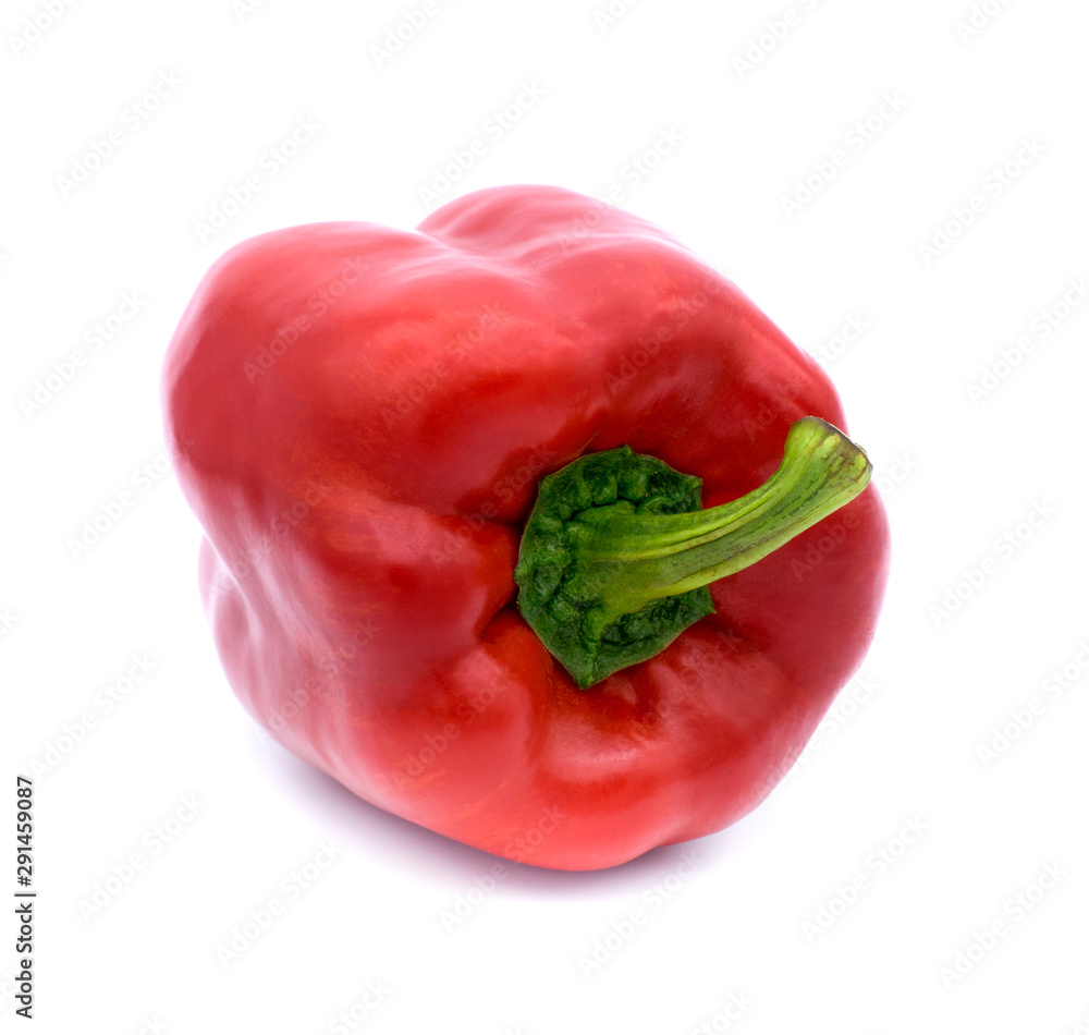 Fresh vegetables Three sweet Red, Yellow, Green Peppers isolated on white background. Fresh vegetables Three sweet Red, Yellow, Green Peppers isolated on white background.