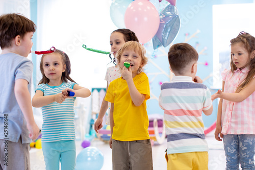 Large group of kids age 3 t...