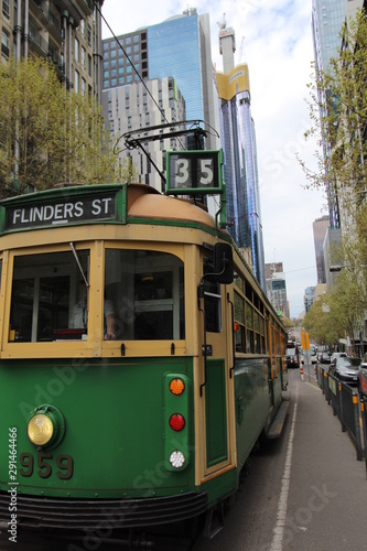 Old tram in Melbourne, Australia