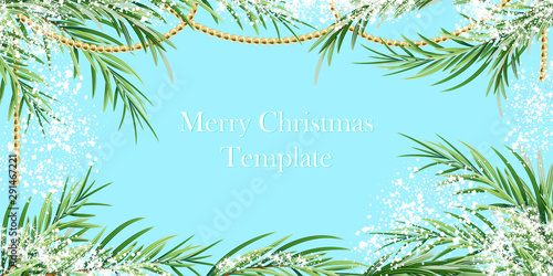 Merry Christmas Header Template