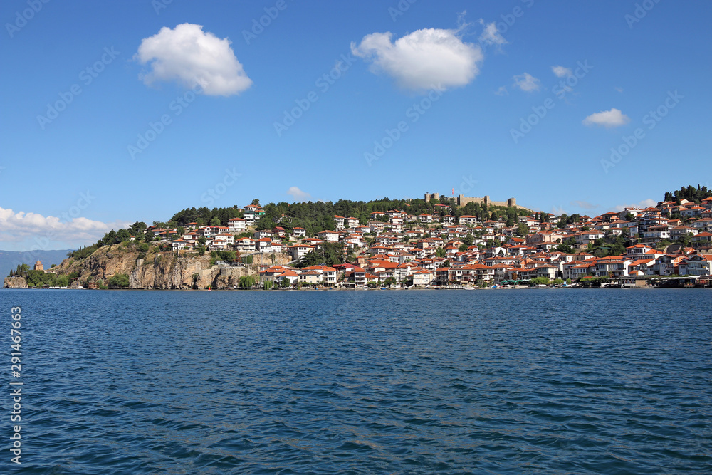 Ohrid city and lake North Macedonia