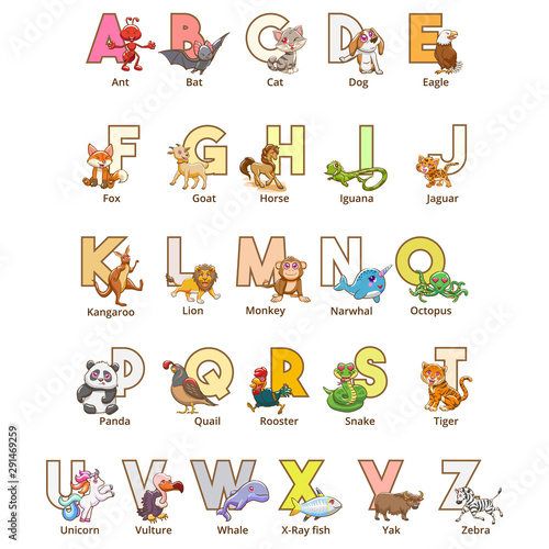 Abc alphabet vector graphic clipartd esign