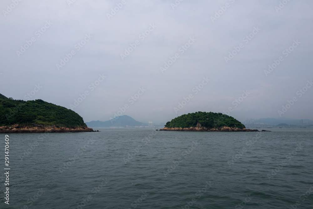 Fototapeta premium 香港から島へ