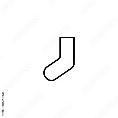 sock garment icon vector illustration