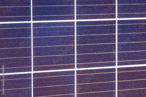a modern solar cell close up