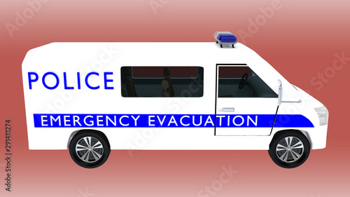 EMERGENCY EVACUATION concept