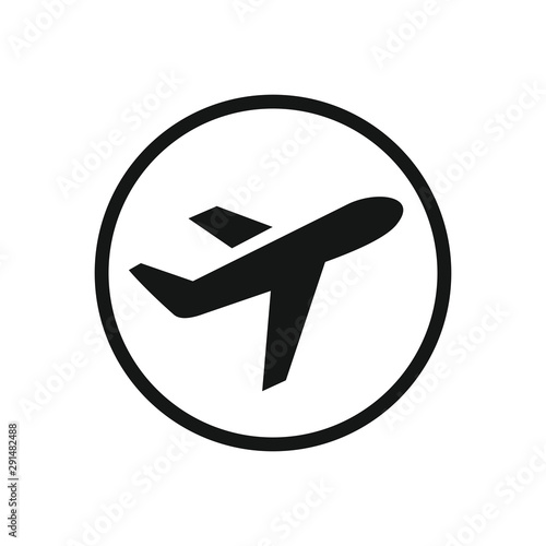 airplane icon symbol vector illustration