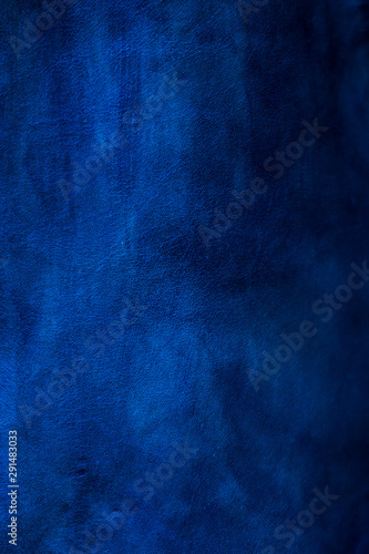 Fond vertical texture cuir bleu