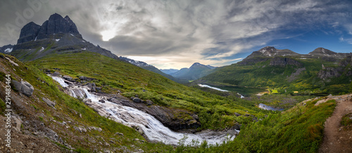 River Fluo in Trollheimen mountains,Norway.