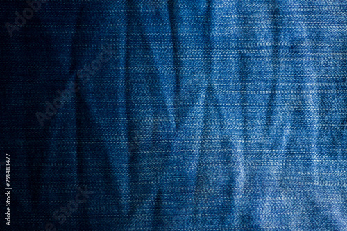 exture jean bleu froissé