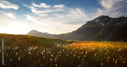 Viromdalen vmountain valley in Trollheimen mountains, Norway. photo