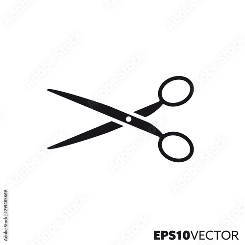 Scissors vector glyph icon