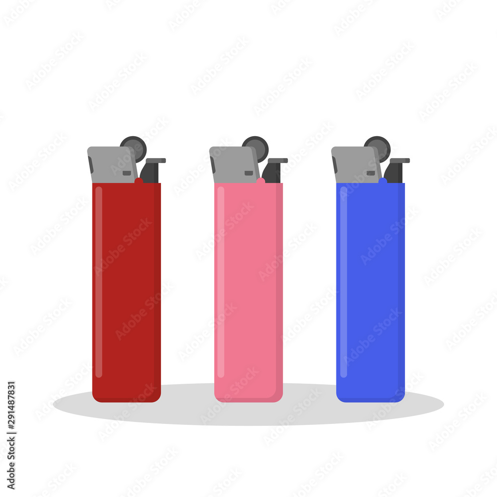 Plastic lighter. Gas flame. Accessory for smoking Plastic lighter. Gas flame. Accessory for smoking