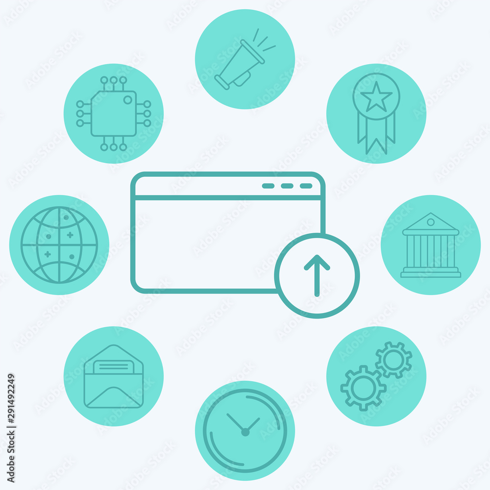 Browser vector icon sign symbol Browser vector icon sign symbol