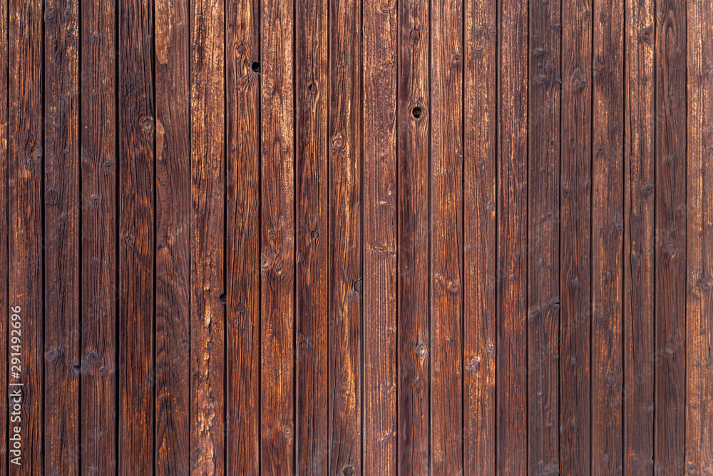 Old rustic wood planks background.