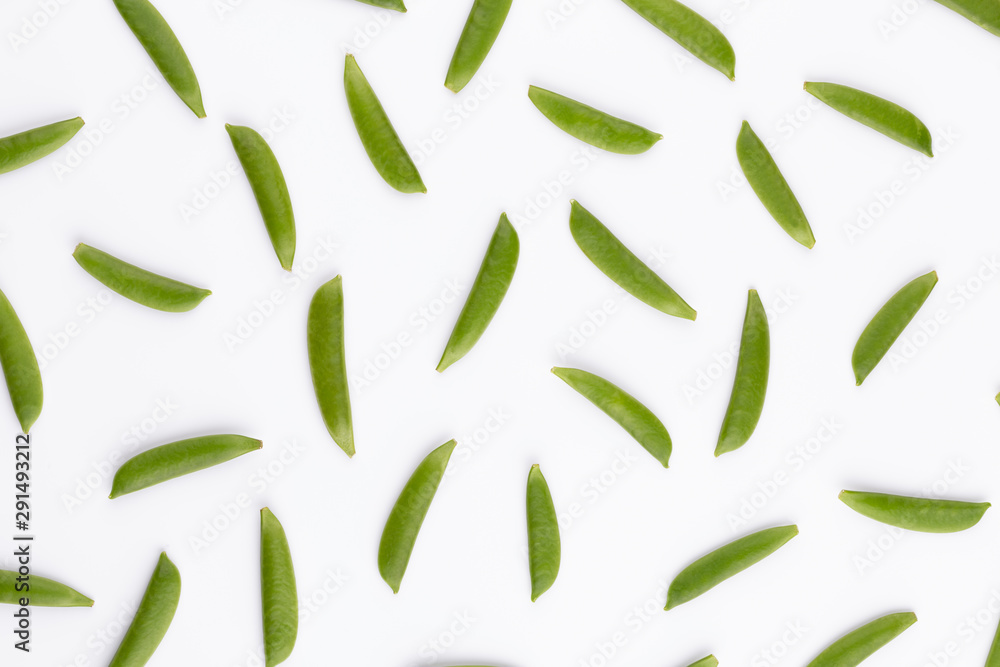 Pea isolated on a white background. Pea isolated on a white background.