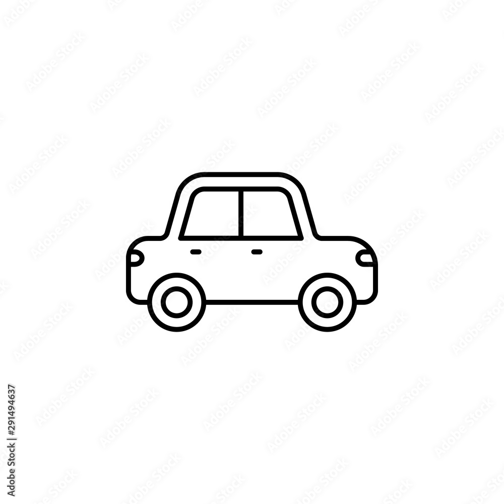 Car suv icon. Element of car wash thin line icon