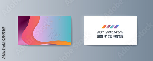 Set of brochures for marketing the promotion goods and services on market