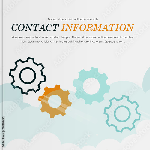 Brochure cover is used to advertise the delivery of goods quickly and efficiently