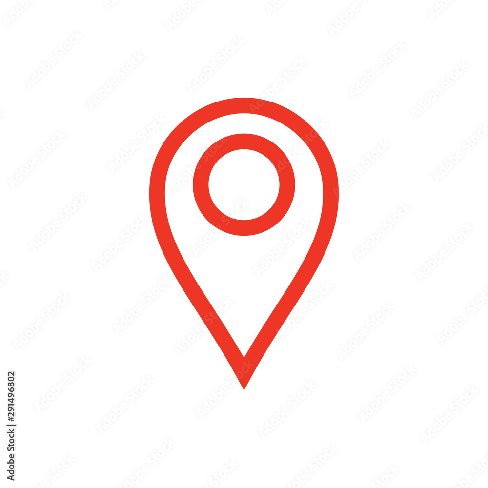 Pin Location Mark Sign Icon Vector Illustration Pin Location Mark Sign Icon Vector Illustration