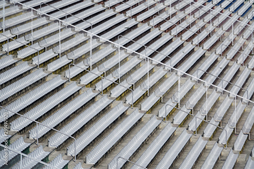 racing track rostrum close up