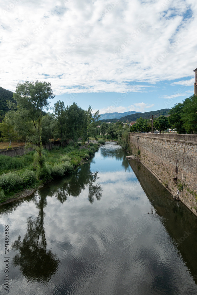 Natural environment of the town of Ripoll in Girona Natural environment of the town of Ripoll in Girona