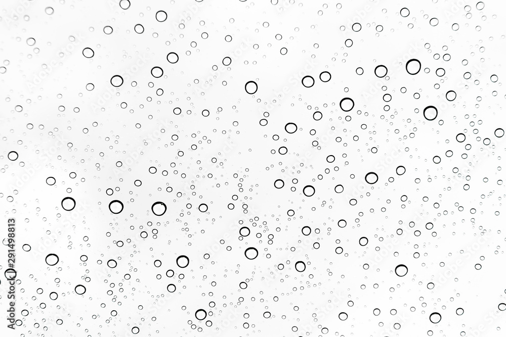 Rain drops on window glasses surface Natural Pattern of raindrops. Natural pattern of raindrops on white background for your design. Rain drops on window glasses surface Natural Pattern of raindrops. Natural pattern of raindrops on white background for your design.
