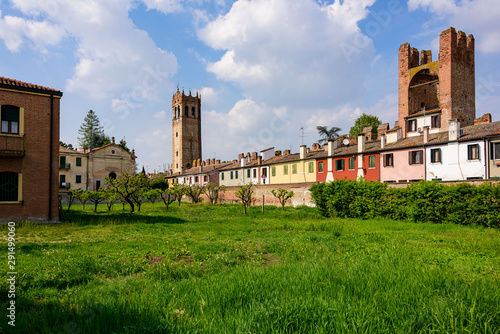 The city walls of Montagnana