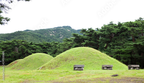 Baeri Tomb in Gyeongju-si, South Korea. photo