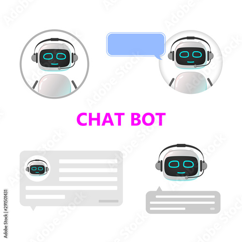 RPA. Funny white robot in different comic situations and moods. Modern technologists of the invention of the future, artificial intelligence. robotics and bots