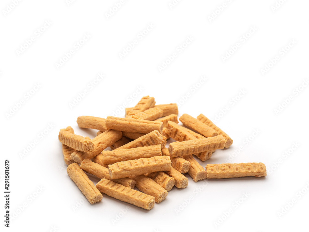 dog food on white background. dog food on white background.
