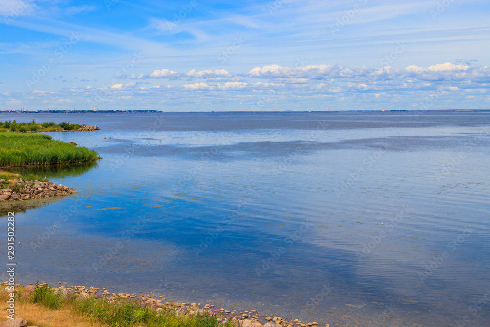 View of the Gulf of Finland near St. Petersburg, Russia