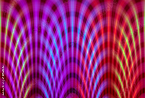 Colourful light trails pattern